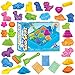 Sand Molding Play Sand with Sand Tray Gift Sets For Kids With Multiple Animal Model and Accessories Creative Educational Toy DIY kids Gift (30pcs) | Includes 3lb Sand and 1 Sand Tray
