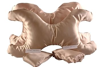 Amazon Com Save My Face Pillow Value Set In Satin Champagne Color