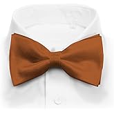 Platinum Hanger Mens Classic Pre-Tied Satin Formal Tuxedo Bowtie Adjustable Length Large Variety Colors Available