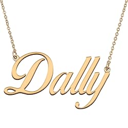 HUAN XUN Customized Custom Simple Any Name Necklace