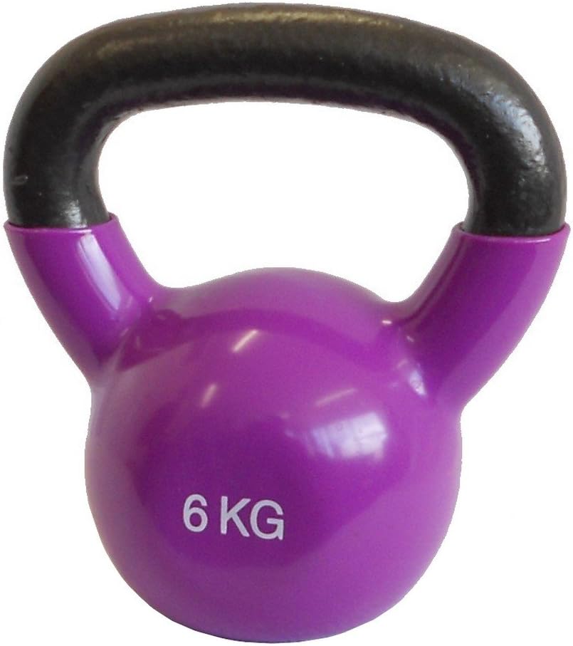 Vinyl Coated Cast Iron Kettlebell 6kg