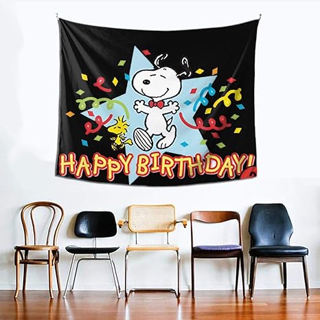 Amazon Co Jp 新品 自然風景タペストリー スヌーピー Snoopy インテリア 壁掛け おしゃれ 室内装飾タペストリー 多機能 カバー カーテン 部屋 タペストリーピクニックテーブルカバーと おしゃれ飾り 130x152cm ホーム キッチン