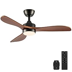 VONLUCE Ceiling Fans with Lights, 42 Inch Ceiling