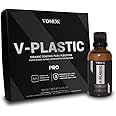 Vonixx V-Plastic Ceramic Coating 1.6 fl oz (50ml) - For Exterior and Interior Plastics - Restores and Protects for Years