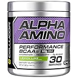Cellucor Alpha Amino EAA & BCAA Recovery Powder, Essential & Branched Chain Amino Acids Supplement, Lemon Lime, 30 Servings
