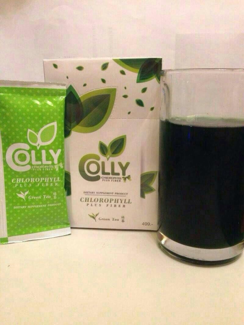 3 Box Colly Chlorophyll Plus Fiber Health and Detox Weight Loss Diet