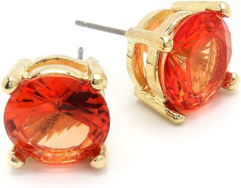 Classic Red Large Stud Earrings 106 Amazon.co.uk Jewellery