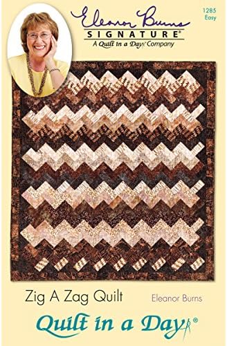 Quilt In A Day Eleanor Burns Patterns Zig A Zag Quilt