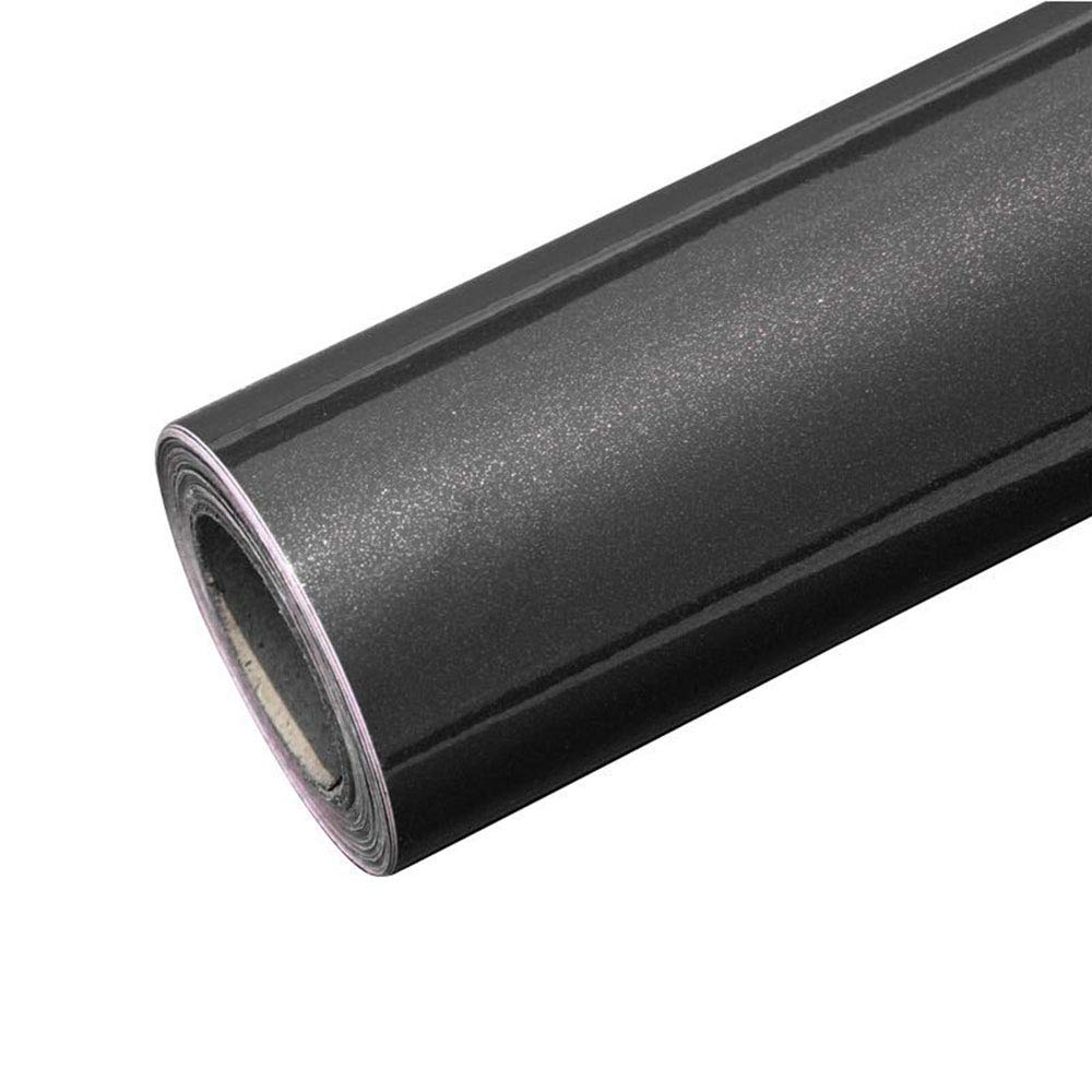 Kitchen Cupboard Doors Units Wall Draws Cover Self Adhesive Gloss Matt (61cm*5m, Black)