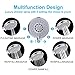 Chrider Handheld Shower Head with Hose, 5 Spray Setting Hand Held Shower Head with Pause Switch, 4.3