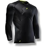 Storelli BodyShield Goalkeeper 3/4 Undershirt, Compression Shirt, Sports Accessories, Goalie Shirt, Turf Protection