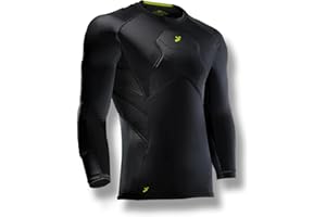 Storelli BodyShield Goalkeeper 3/4 Undershirt, Compression Shirt, Sports Accessories, Goalie Shirt, Turf Protection