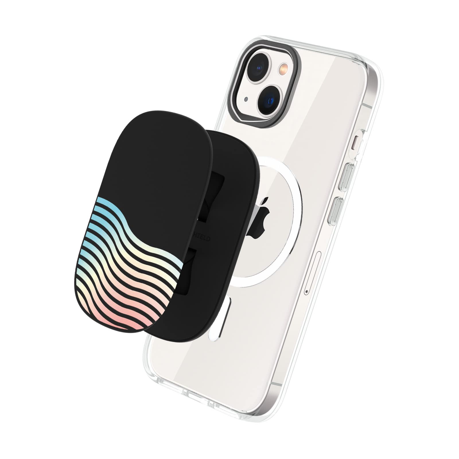 RHINOSHIELD GRIPMAX Compatible with MagSafe - Grip, Stand, and Selfie Holder for Phones and Cases, Repositionable and Durable, Best paired with RHINOSHIELD Phone cases for MagSafe - Ripple