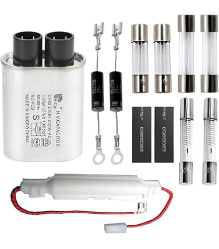 20 Amp Fuses 10/20Pcs 6*30mm Slow Blow Tube Fuses 250V 20 Amp Universal Microwave Ovens Fuses Compatible For GE WB27X10388 Ceramic Fuse F10al250v Fuse - Foto 9