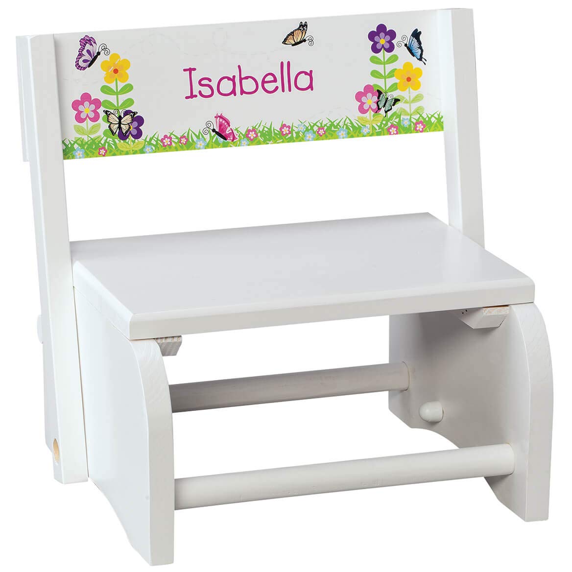 Best kids rocking chair white with butterflies