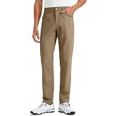 CRZ YOGA All Day Comfy 5-Pocket Golf Pants 28"/30"/32"/34" | Decent Stretch, Wrinkle-Resistant, Casual, Slightly Tapered Leg, Flat Front, Pockets, Trousers for Men