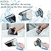 Hikeren Rechargeable Cordless Handheld Vacuum Dual Purpose, Lightweight Portable Vacuum Cleaner with 12-Volt 100W Power, Stainless Steel HEPA Filter with a Carry Bag
