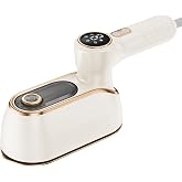 Travel Steamer, 1200W Handheld Portable Garment Steamer for Clothes, LCD Display Compact and Lightweight, 150ml Water Tank, 1