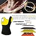 Women's Hot Sweat Slimming Neoprene Shirt Vest Body Shapers for Weight Loss Fat Burner Tank Top (Large, Black)