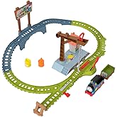 Thomas & Friends Motorized Toy Train Set, Paint Delivery with Troublesome Truck & Track for Pretend Play Preschool Kids Ages