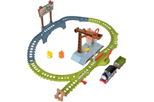 Thomas & Friends Motorized Toy Train Set, Paint Delivery with Troublesome Truck & Track for Pretend Play Preschool Kids Ages 