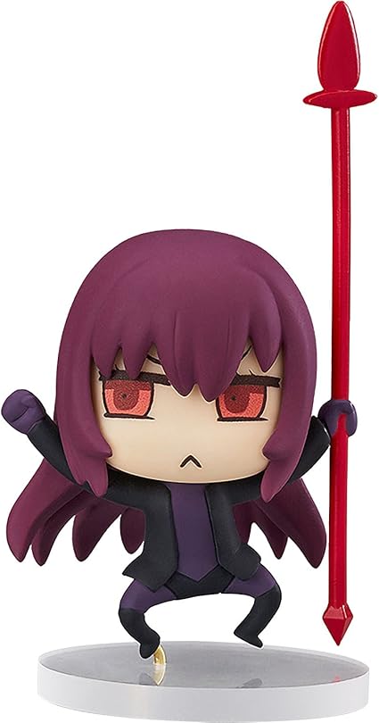 Amazon Com Learning With Manga Fate Grand Order Lancer Scathach 1 37 Mini Collectible Figure Toys Games