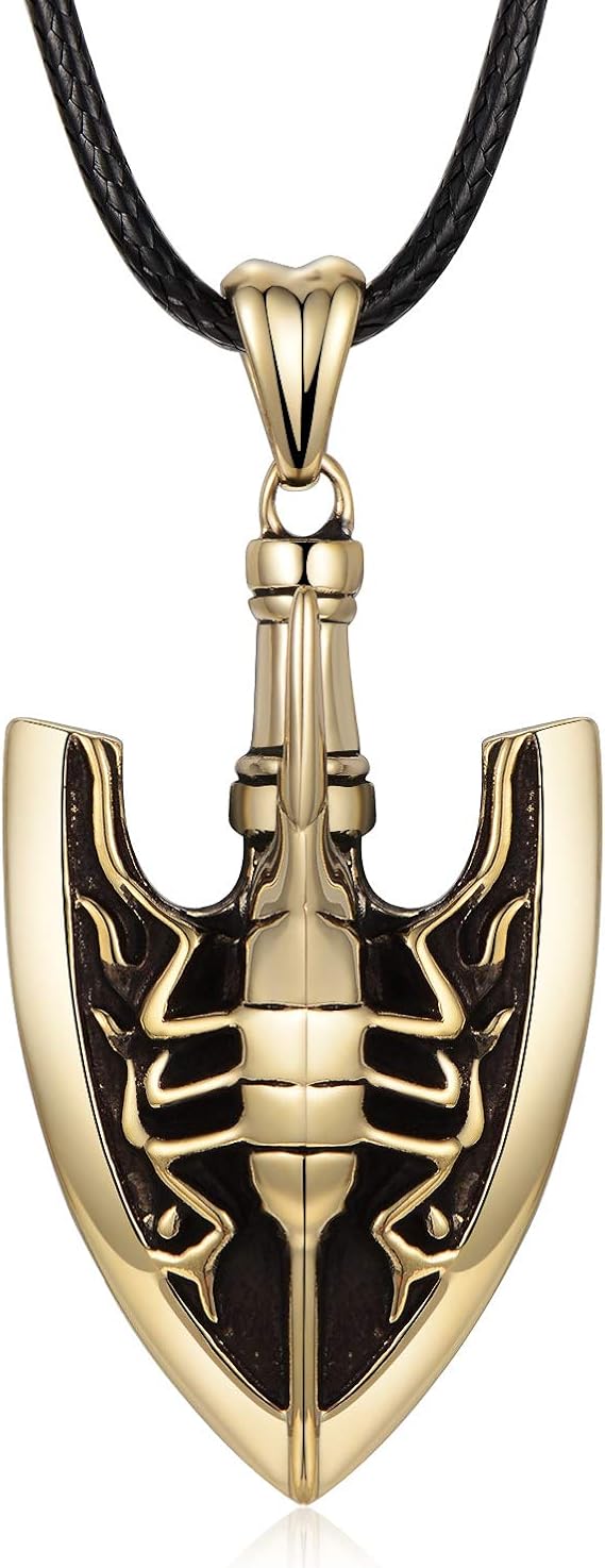 JoJo Stand Arrow Requiem Arrow Pendant Necklace (Requiem Arrow Brass) Amazon.ca Clothing