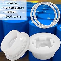 Bung Caps 2 inch Poly Plug with Gasket 5 Pieces