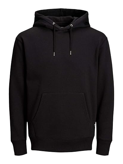 regular black hoodie