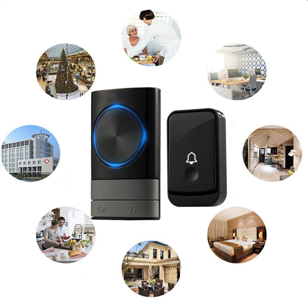 UpBeauty Wireless Doorbell Pager Intelligent Electronic Music Home Doorbell Kits