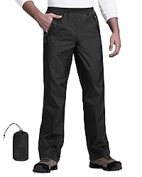 33,000ft Packable Rain Pants for Men Waterproof