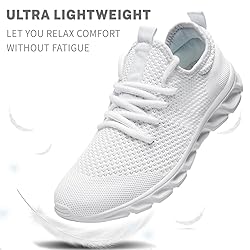 YOSFDC Men's Running Shoes Slip On Walking
