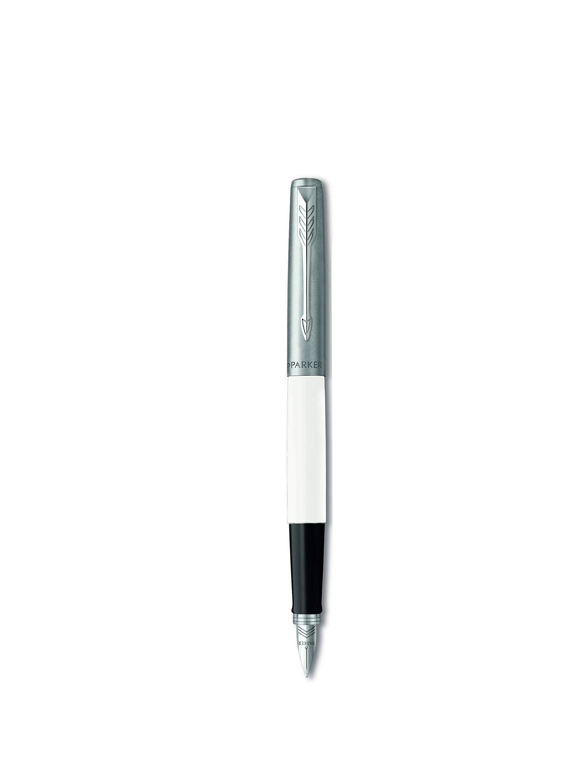 Parker Jotter Original CT Fountain Pen, White - 2096896, Refillable