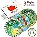 Playte Adventure - Kids’ Dinner Plate Game - Turn Dinner Time Into Play Time - Instill Your Child Healthy Eating Habits - Perfect for ADHD & Picky Eaters - BPA Free & Dishwasher Safe - Set of 3