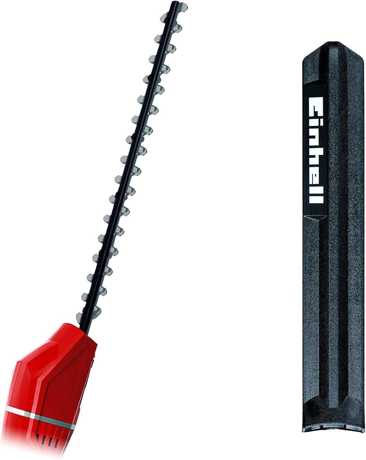 Einhell Hedge Trimmer Attachment, Pole Saw Accessory, 40cm Cutting Length, 16mm Tooth Spacing, Compatible With Einhell GE-LC 18 Li T Cordless Long Reach Mini Chainsaw