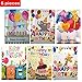 6Pcs/Set Diamond Painting Birthday Cards, DIY Diamond Painting Kits for Kids & Adults, Party Design with Envelopes & Tools Included, 5 x 7 Inch