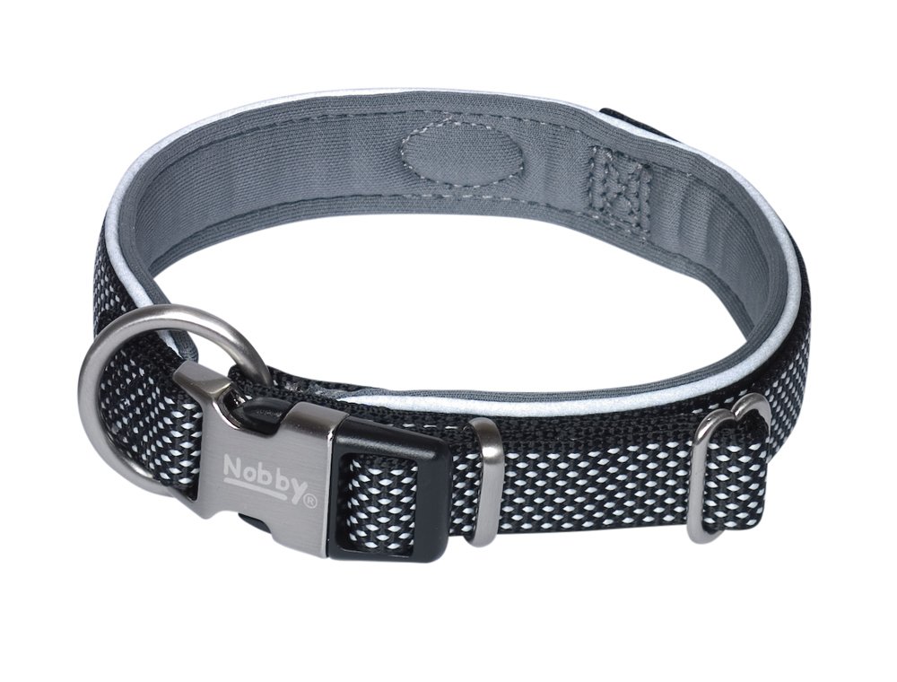 Nobby Collar "Classic Preno Royal" 80630-05, black, S-M (neck circumference 38-47 cm)