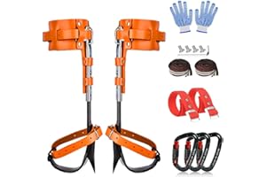 MITOJOSYEER Tree Climbing Gear - Tree Climbing Spikes,for Hunting, Fruit Picking,Climbers of Tree Climbing Equipment