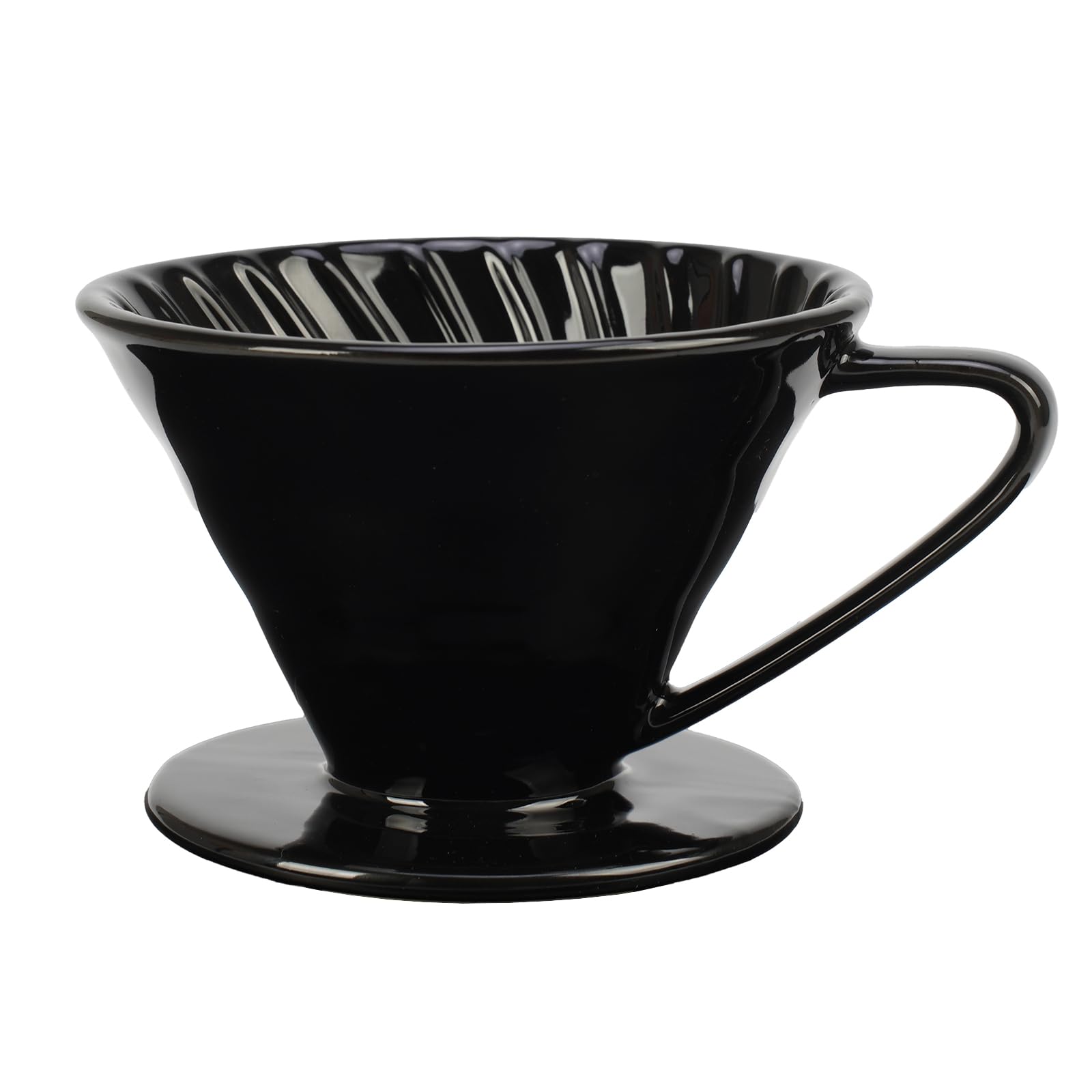 Photo 1 of LHUKSGF V60 Pour Over Coffee Dripper, Ceramic Pour Over Coffee Maker, Exquisite Porcelain Ceramic Manual Coffee Filter, Suitable for Pour Over in Office, Outdoor and Home Use