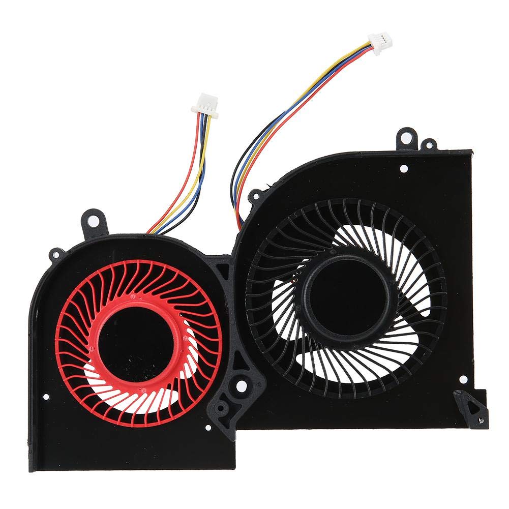 Dpofirs 4 Pin Computer CPU Cooling Fan, Double Sided CPU Cooling Fan, DC5V 0.5A, Fast Heatsink for GS65 GS65VR MS-16Q2 GPU