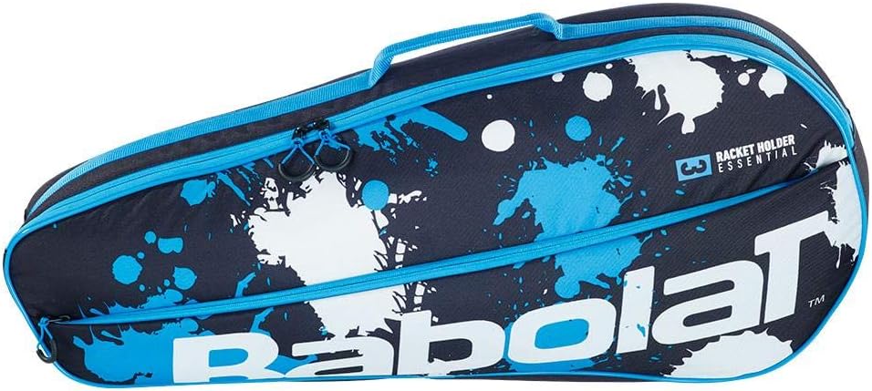 Babolat Club Essential Racket Holder X 3, Black/Blue/White : Sports & Outdoors