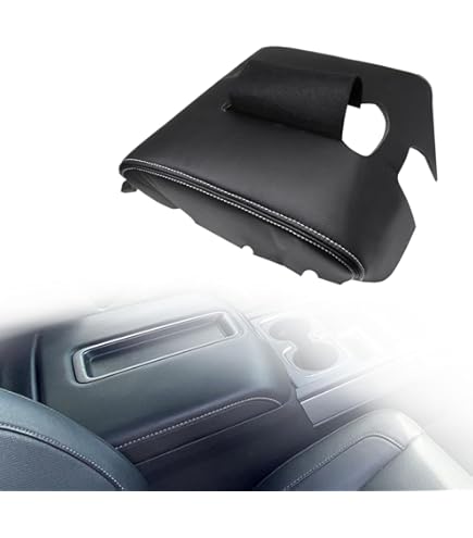 Amazon.com: FZJDSD Black Leather Auto Center Console Leather