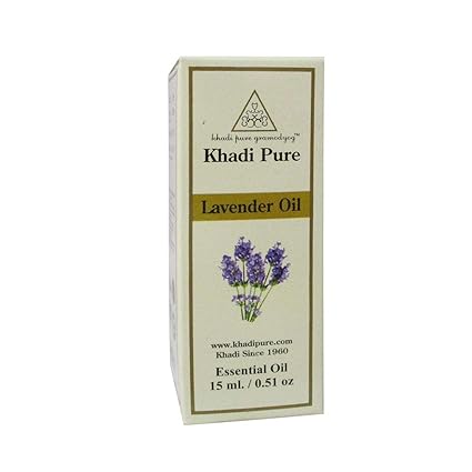 Khadi Pure Herbal Lavender Essential Oil, 15 ml