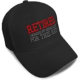 Speedy Pros Baseball Cap Retired I Worked Whole Life A Embroidery Dad Hats for Men & Women