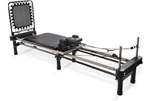 AeroPilates Reformer Home Workout Equipment, Pilates Machine w/Resistance