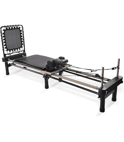 Reformer De Pilates Mural VEVOR - Planche En érable, 8 Ressorts Réglables - Équipement Gym Maison Pour Souplesse Et équilibre