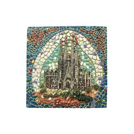 Mosaico 3D Barcelona España Refrigerador Nevera Imán Recuerdos ...