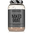 Naked Goat Chocolate Protein Powder - Pasture Fed Goat Whey Protein Powder from Small-Herd Dairies - Only 3 Ingredients - GMO Free, Soy Free - All Natural - 23 Grams of Protein - 25 Servings
