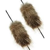 THREE ARCHERS Beaver Balls Bow String Silencers Archery Bowstring Dampeners | Lightweight Beaver Hide, for Traditional Recurve Bow &amp; longbow, Reduce Vibration &amp; Noise