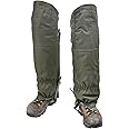BZTAC Tactical Leg Gaiters High Gaiters Hunting Gaiters Knee Protection Anti-Tear Oxford Fabric Full Length Zip Waterproof Breathable Windproof for Outdoor Hunting Hiking Walking